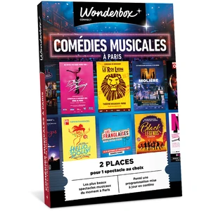 Coffret cadeau Wonderbox Comédies musicales à Paris pour 2 personnes pas cher