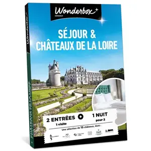 Coffret cadeau Wonderbox Séjour et Châteaux de la Loire pour 2 personn... pas cher