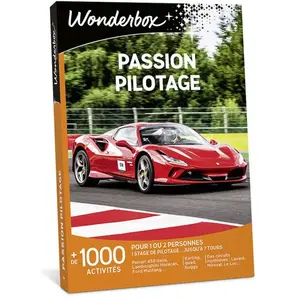 Wonderbox - Coffret cadeau - Passion pilotage - 1 stage de pilotage ju... pas cher