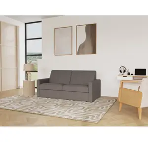 BESTMOBILIER Julia - canapé 3 places convertible couchage quotidien ma... pas cher