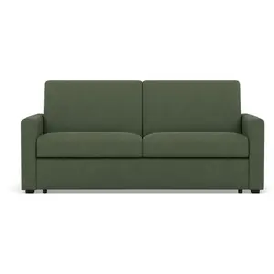 BESTMOBILIER Julia - canapé 3 places convertible couchage quotidien ma... pas cher