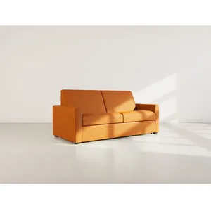 BESTMOBILIER Julia - canapé 3 places convertible couchage quotidien ma... pas cher