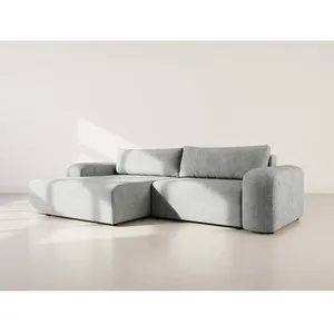BESTMOBILIER Rebecca - canapé dangle gauche 4 places convertible avec ... pas cher