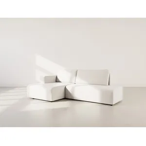 BESTMOBILIER Topaze - canapé dangle gauche 4 places convertible avec c... pas cher