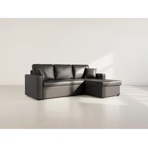 BUT BESTMOBILIER Cyrus - Canapé dangle réversible 4 places - convertible a... pas cher