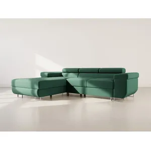 BESTMOBILIER Pablo - canapé dangle gauche - 6 places - convertible ave... pas cher