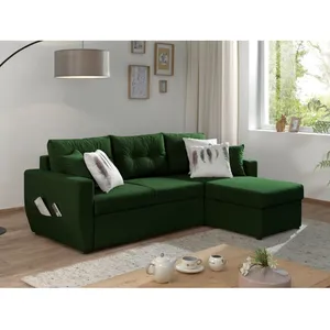 Canapé d'angle réversible convertible avec coffre Astoria - BESTMOBILI... pas cher