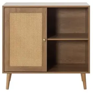 BESTMOBILIER Goto - buffet haut - bois - 80 cm - Bois pas cher