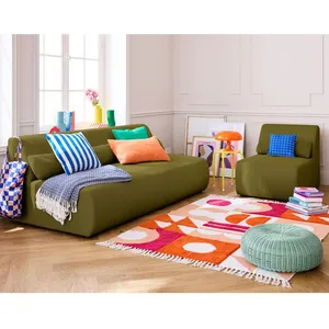 Onyx - fauteuil sans accoudoirs - en tissu mailles 3D - Vert OliveVendu parcdiscount
