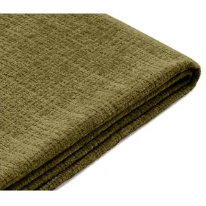 Serena - housse en velours texturé pour fauteuil - Vert Olive pas cher