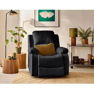 Armand - fauteuil relax électrique en simili - Noir pas cher