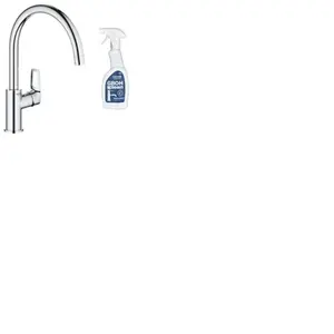 Mitigeur cuisine bec haut Grohe Bauloop - GROHE - 31368001 - Pivotant - Chromé - LaitonVendu parcdiscount