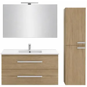 Meuble vasque - JACOB DELAFON - Ola Up - Chêne - 2 tiroirs - 98,5 x 46...
