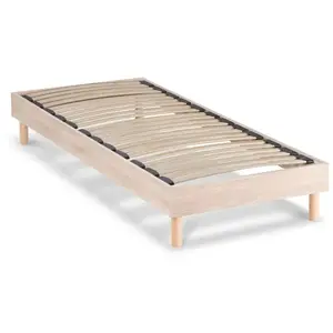 MAISON AUBERTIN Sommier à lattes en KIT- Bois - Couleur naturelle - 90x190 CM pas cher