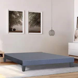 OLYMPE LITERIE | Sommier TAPISSIER KIT | Gris ciment | 90x200