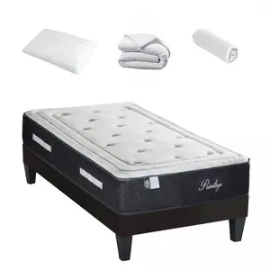 Pack Prêt à dormir PRIVILEGE 160x200 cm - BELLECOUR LITERIE - Matelas Mémoire de forme + Sommier + AccessoiresVendu parcdiscount