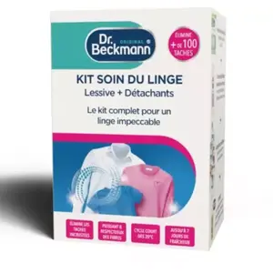 Détachant textile DR BECKMANN starter pack détachant + lessive pas cher
