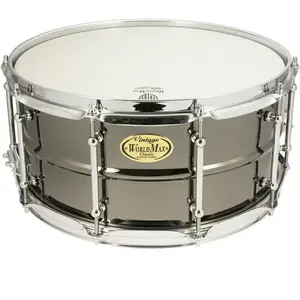 WorldMax BK-6514SH Black Dawg 14 x 6.5 inch snare drum pas cher