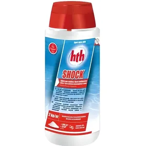 Chlore choc piscine non stabilisé 2kg poudre HTH Shock pas cher