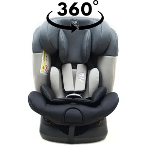 BB-BOOM ZELI Siège-auto évolutif i-Size 360° enfants de 40 à 150 cm 0-36 kg Isofix Top Tether Gris sans canopyVendu parcdiscount
