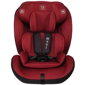 MON MOBILIER DESIGN MAUI Siège-auto ceinturé évolutif R129 76-150 cm pour enfant Rouge pas cher
