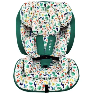 MON MOBILIER DESIGN MAUI Siège-auto ceinturé évolutif R129 76-150 cm pour enfant Jungle pas cher