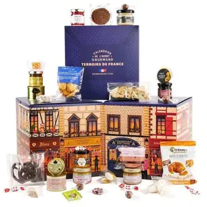 BIENMANGER.COM Calendrier de lavent Cube des Terroirs de France - 24 spécialités de n... pas cher