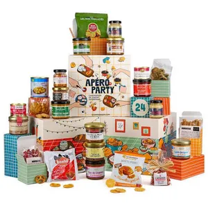 Calendrier de lAvent - Apéro Party - 24 produits gourmands salés - San... pas cher
