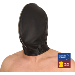 Cagoule sensorielle en cuir   pas cher