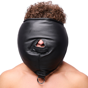 Cagoule sensorielle en cuir rembourré pas cher