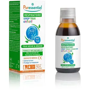 Puressentiel Respiratoire Sirop Toux Enfant 140ml pas cher
