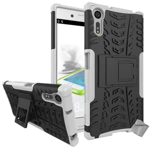 Housse etui coque rigide anti choc pour Sony Xperia XZs + film ecran - BLANC - htdmobiles pas cher