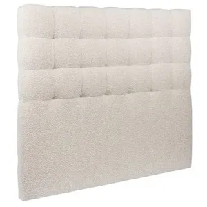 Comparateur de prix : Tete De Lit Capitonnée Bouclette Bleue - Ep 10 Cm Rembourré
