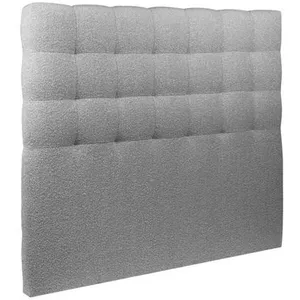 Comparateur de prix : Tete de lit Capitonnée Bouclette Bleue - Ep 10 cm rembourré