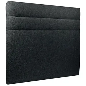 Tete de lit Lignes Bouclette Noir - Bois massif - 200 x 120 cmVendu parrakuten
