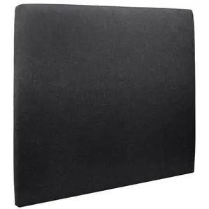 Tete De Lit Tapissée Tissu Noir - Ep 10 Cm Rembourré pas cher