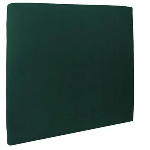 Tête de lit tapissée velours vert - Bois massif - L 180 cm - Ep 10 cm rembourré