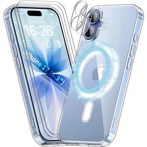 HQSELECTION Coque Magnétique pour Iphone 17 63 Pouces + 2 Vitre Verres...