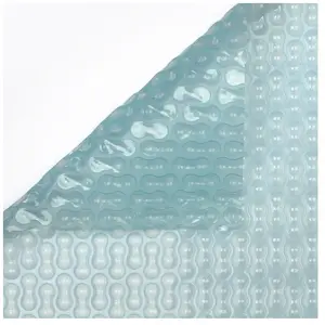 BACHES-PISCINES.COM Bâche à Bulles Bordée 4 Cotés 6 x 4 m - Piscine Enterrée et Hors-Sol - Cristal 500 microns - Fabrication Française - Direct Usine pas cher