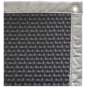 BCHES-PISCINES.COM Bâche à Bulles Piscine 4 Saisons 10x4 m EnergyGuard 500 microns - Bordée 4 côtés + Oeillets Posés + Bâchette Protection pas cher