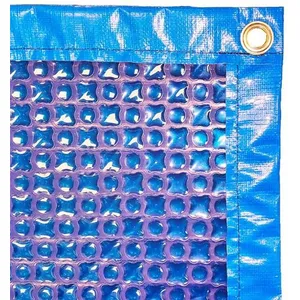 BCHES-PISCINES.COM Bâche à Bulles Piscine 4x25 m OXO Dark Blue 500 microns - Bordée 4 côtés + Oeillets Posés + Bâchette Protection - Direct Usine pas cher