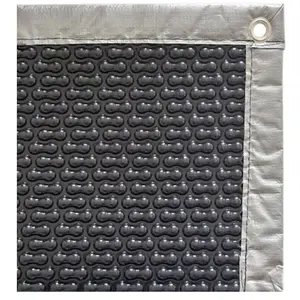 Bâche à Bulles Piscine 4 Saisons EnergyGuard 500 microns - Bordée 4 côtés + Oeillets Posés + Bâchette Protection pas cher