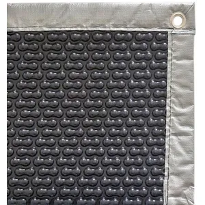BCHES-PISCINES.COM Bâche à Bulles Piscine 4 Saisons 4x2 m EnergyGuard 500 microns - Bordée 4 côtés + Oeillets Posés + Bâchette Protection pas cher