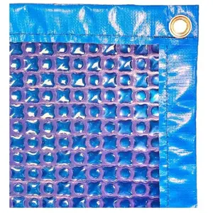 BÂCHES-PISCINES.COM Bâche à Bulles Piscine 12x6 m OXO Dark Blue 500 microns - Bordée 4 côtés + Oeillets Posés + Bâchette Protection - Direct Usine pas cher