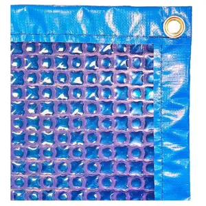 Bâche à Bulles Piscine 85x35 m OXO Dark Blue 500 microns - Bordée 4 côtés + Oeillets Posés + Bâchette Protection - Direct Usine pas cher