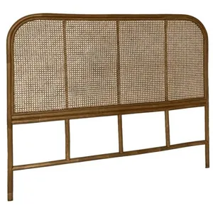 Tête de lit en rotin naturel et cannage - SWEEEK - Vintage - L 140 x P3 x H110cm pas cher