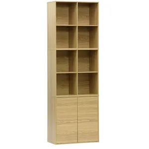 SWEEEK Etagère. bibliothèque modulable décor bois chêne 3 éléments - 2... pas cher