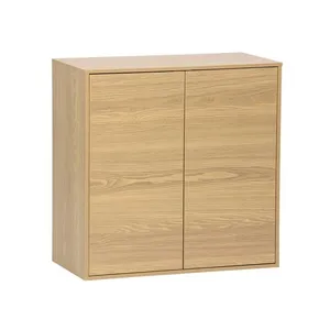 sweeek - Decoratieve opbergmodule houtdecor 2 deuren 70cm - kompo pas cher