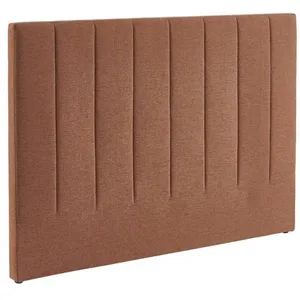 SWEEEK Tête de lit pour lit double 140cm revêtement tissu camel - Cole 150cm pas cher