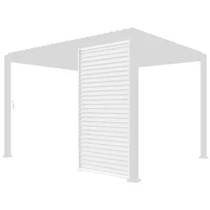 Claustra - SWEEEK - Triomphe - Aluminium - Blanc - 130cm pour pergola ...Vendu parcdiscount